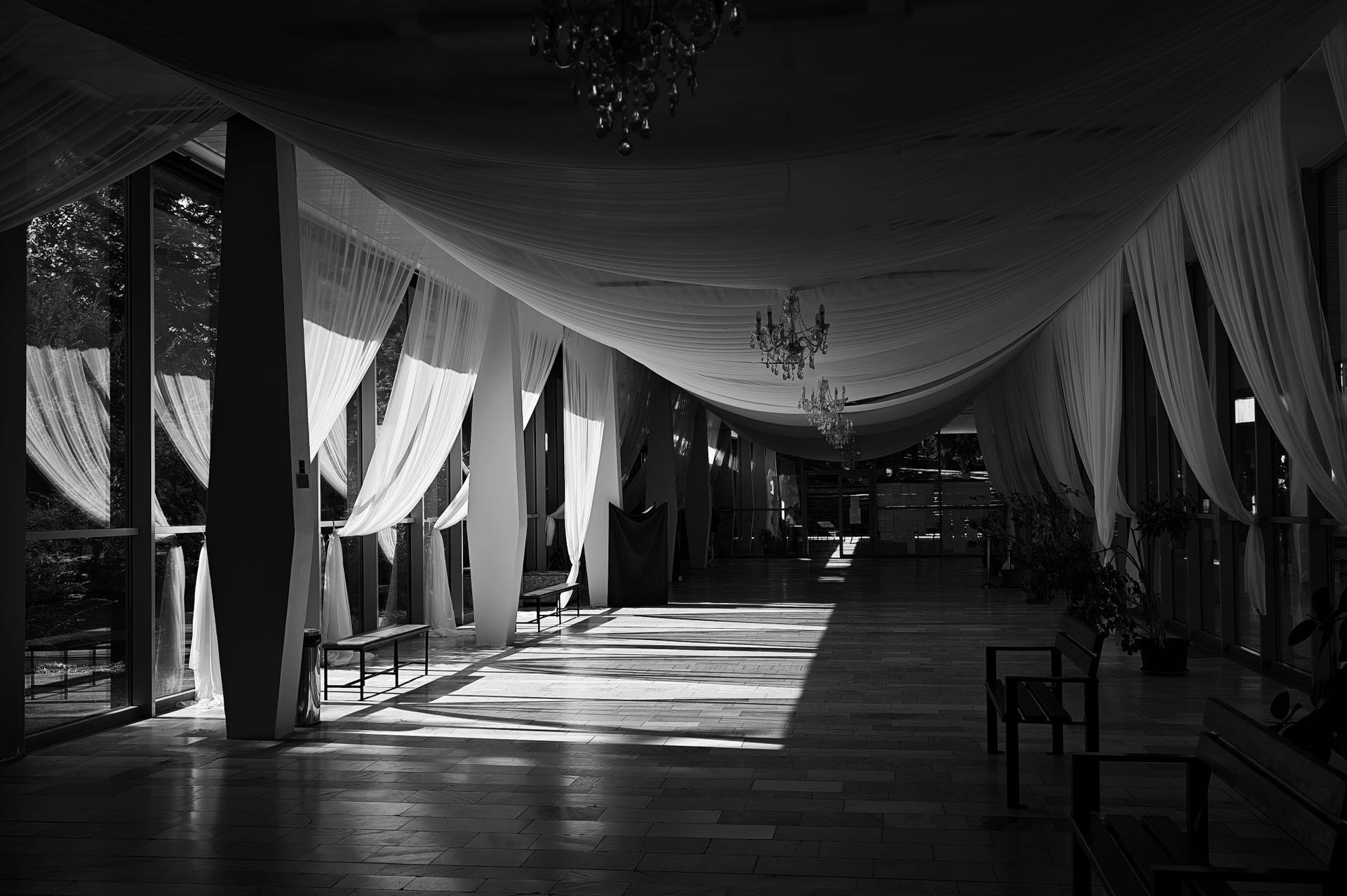 Hotel textile interior